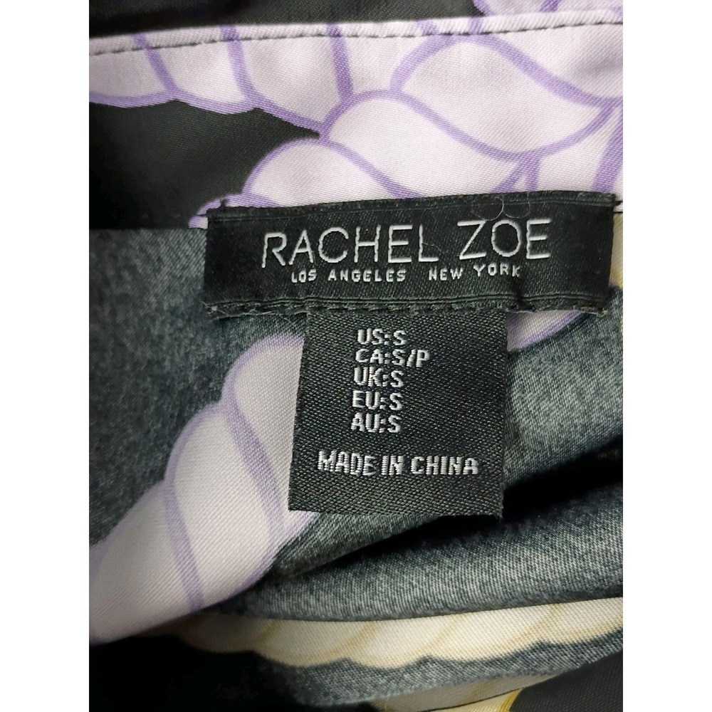 Rachel Zoe - Black‎ Multicolor Long  sleeve  button up shirt Size S - Picture 4 of 5